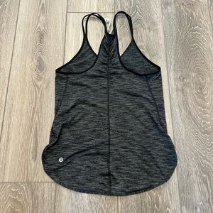 Lululemon tank black gray 6